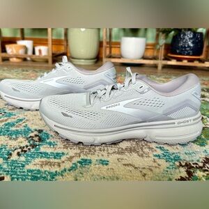 New Brooks Women's Ghost 14 Running Shoes Gray Athletic Sneakers sz 7.5.